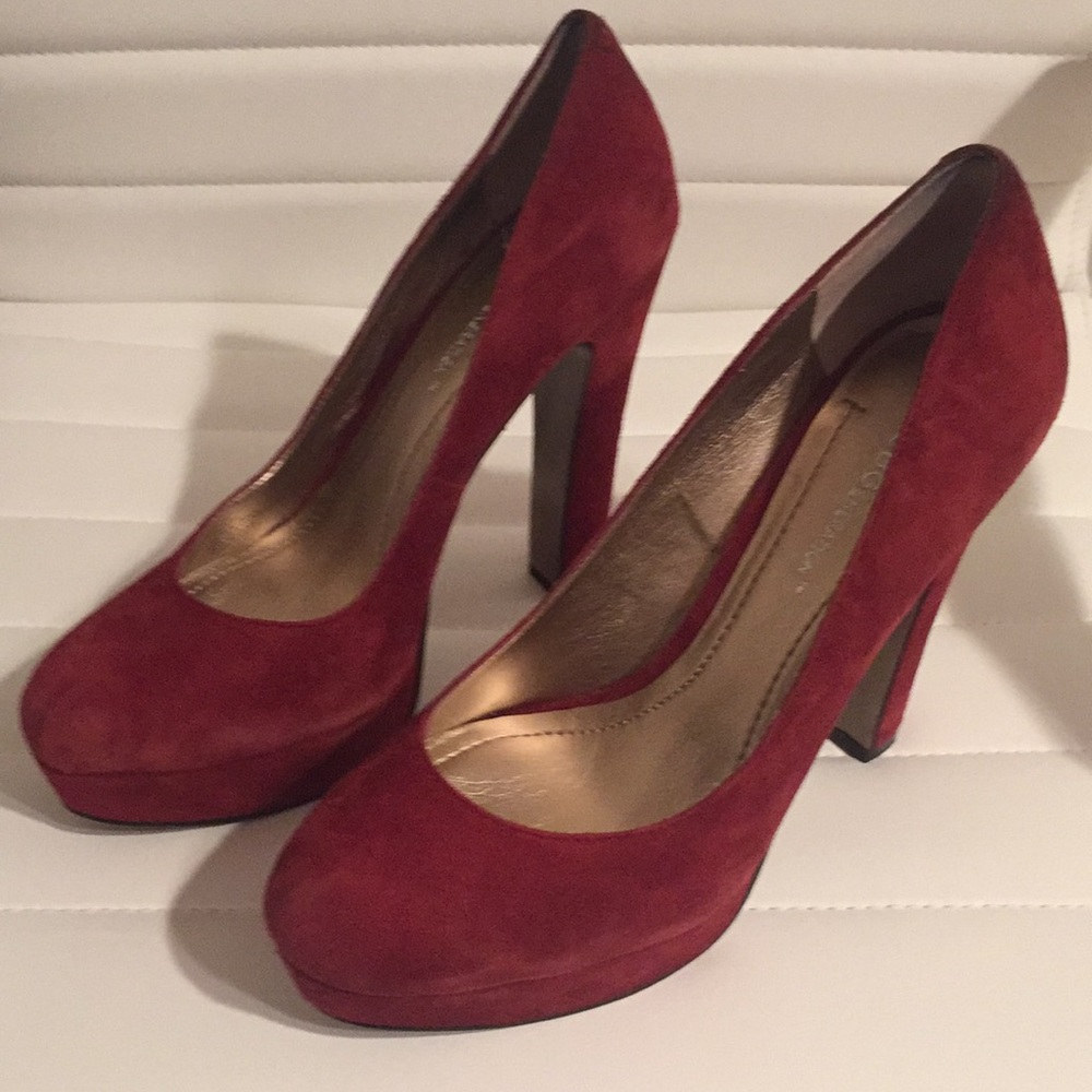BCBG Suede Heels